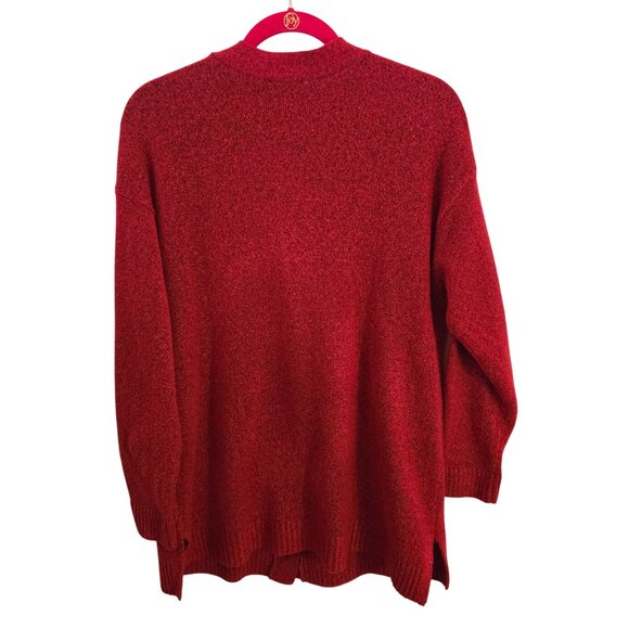 Talbots NWOT Jewel Button Cardigan V Neck Red Pockets Size Lp - Picture 3 of 10
